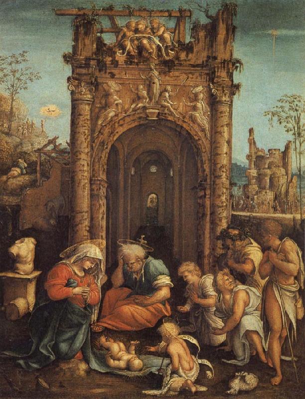ASPERTINI, Amico The Adoration of the Shepherds oil painting picture